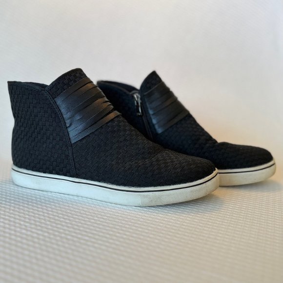 Bernie Mev High Top Zip Sneakers - Picture 2 of 5